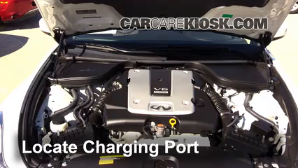 2013 Infiniti G37 X 3.7L V6 Coupe Air Conditioner Recharge Freon